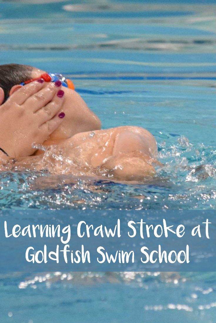 Learning Crawl Stroke at Goldfish Swim School