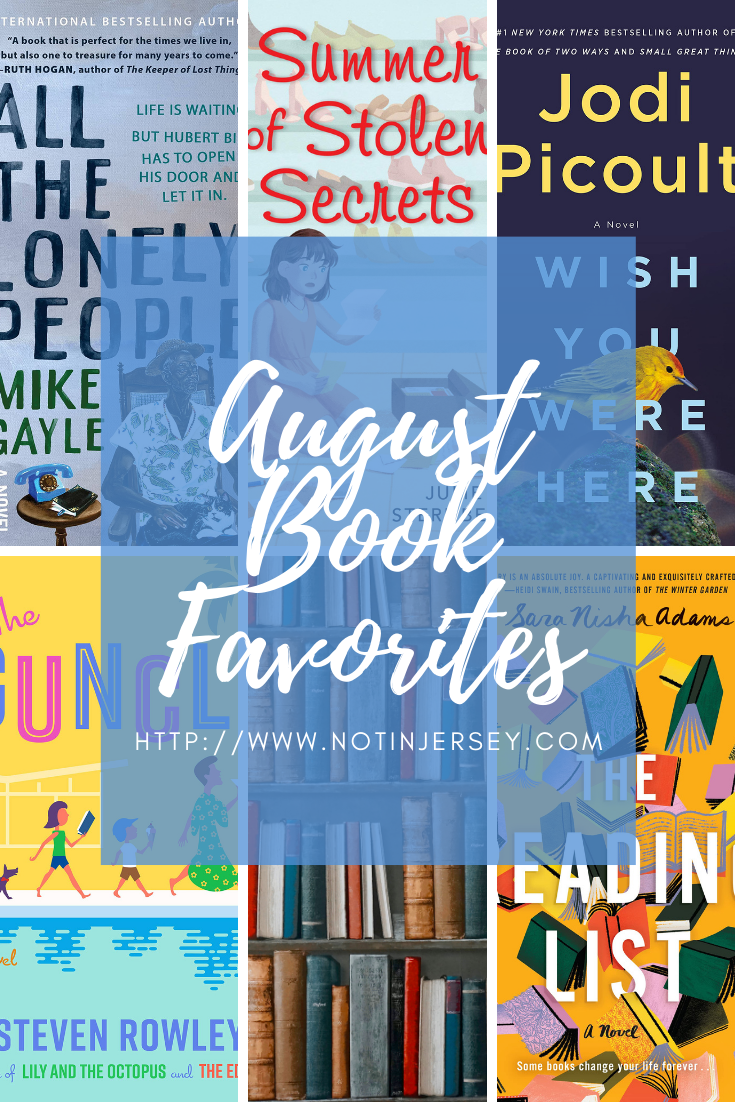 August Book Favorites - Not In Jersey