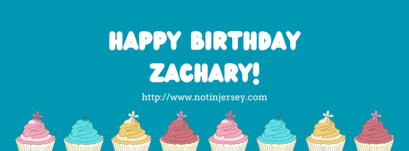 Zachary is 18!