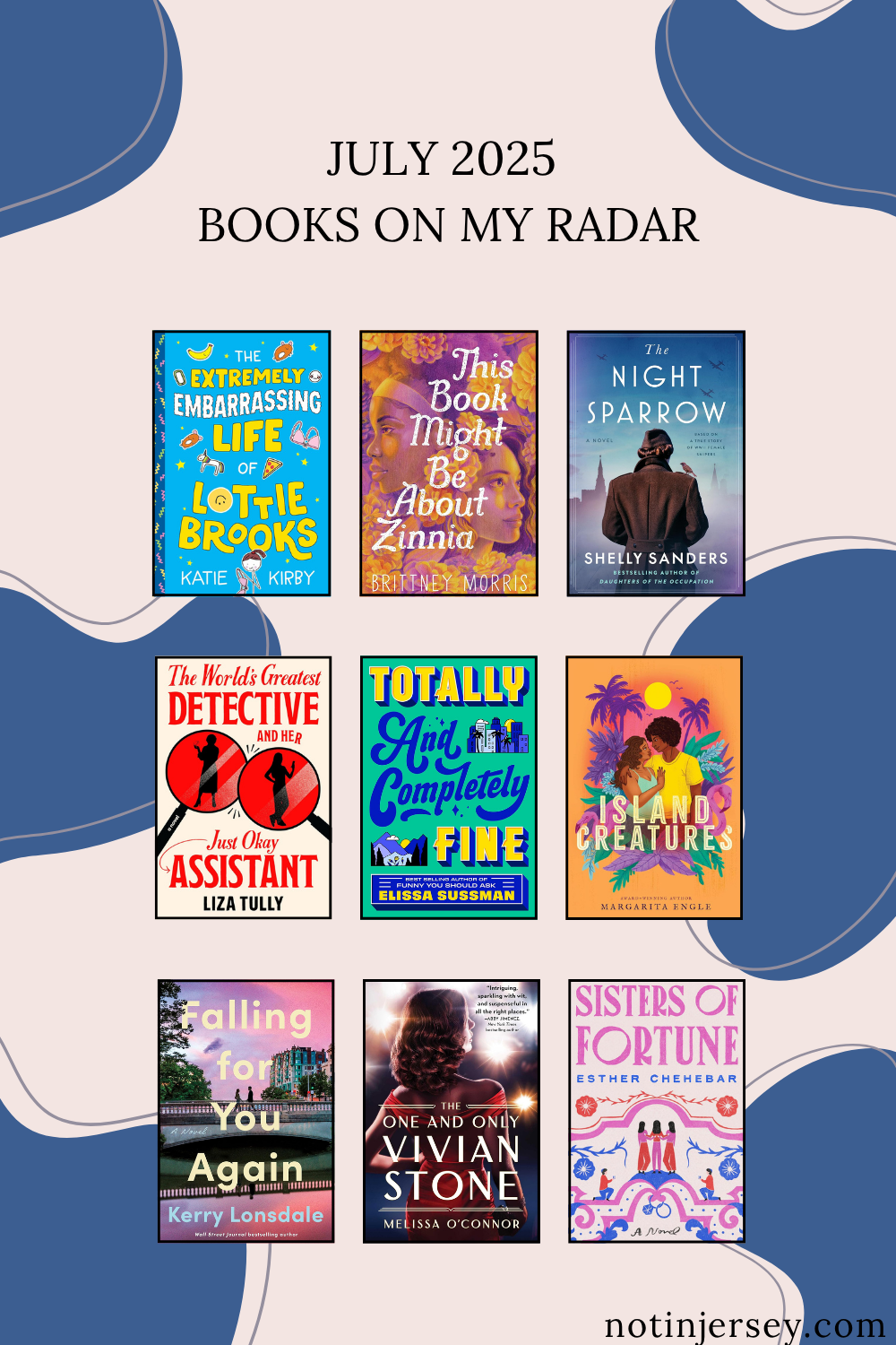 July 2025 Books On My Radar