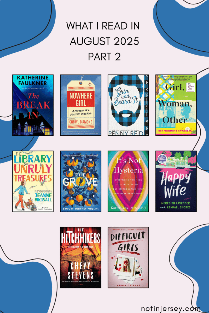 What I Read in August 2025 Part 2