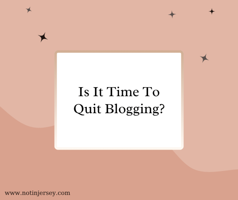 Is It Time to Quit Blogging?