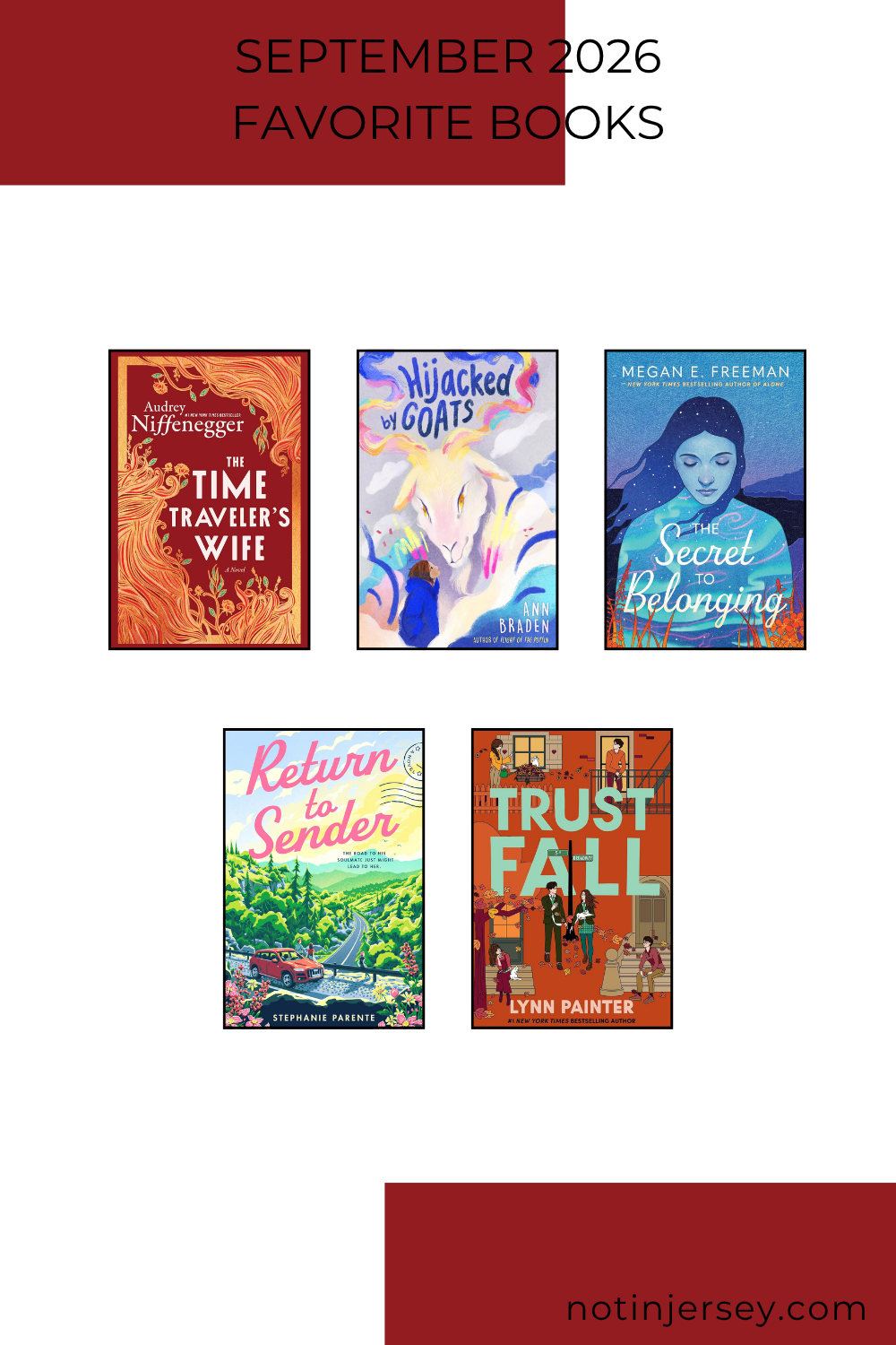 September 2026 Favorite Books
